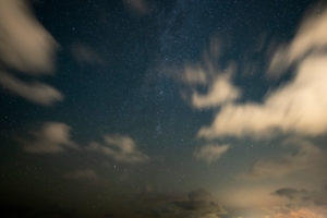Germany, Lower Saxony, East Frisia, Juist, the Milky Way over the island. Germany, Lower Saxony, East Frisia, Juist, the Milky Way over the island.